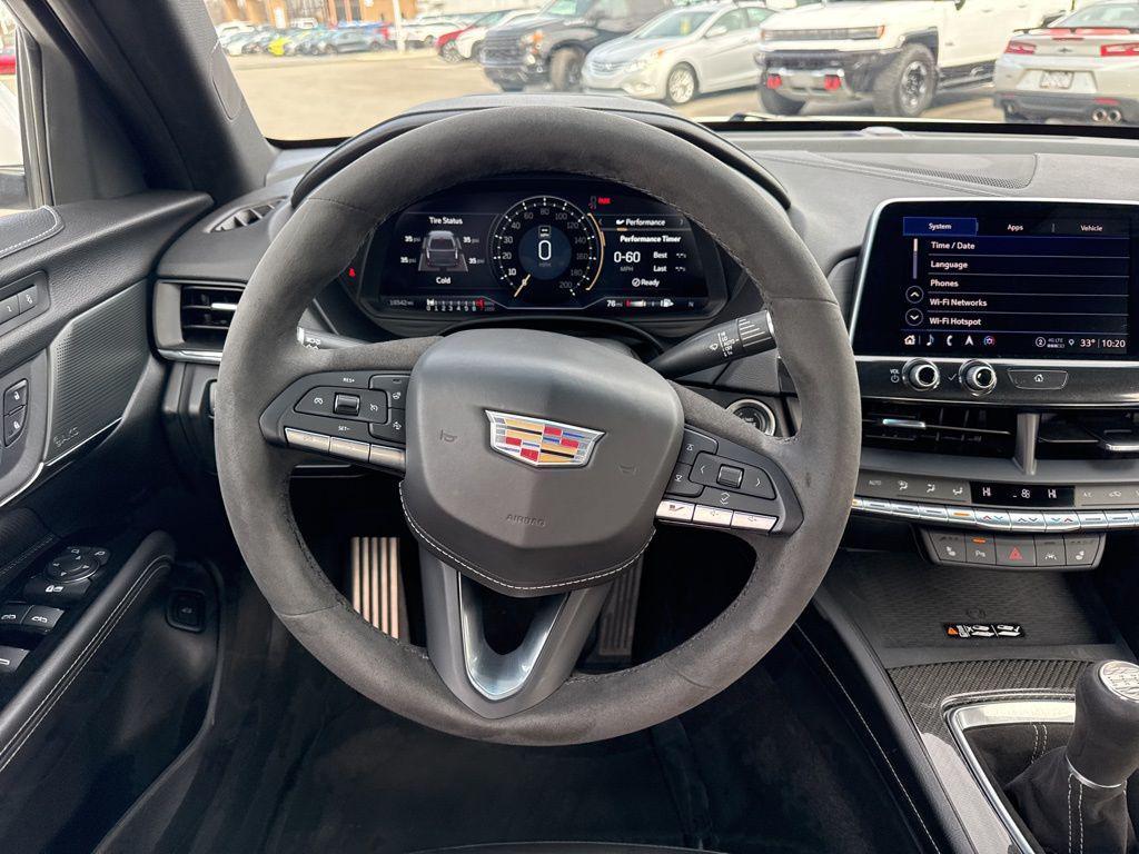 used 2022 Cadillac CT4-V car, priced at $59,200