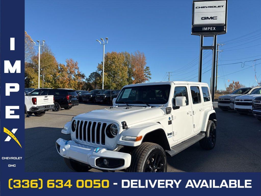 used 2021 Jeep Wrangler Unlimited 4xe car, priced at $29,450