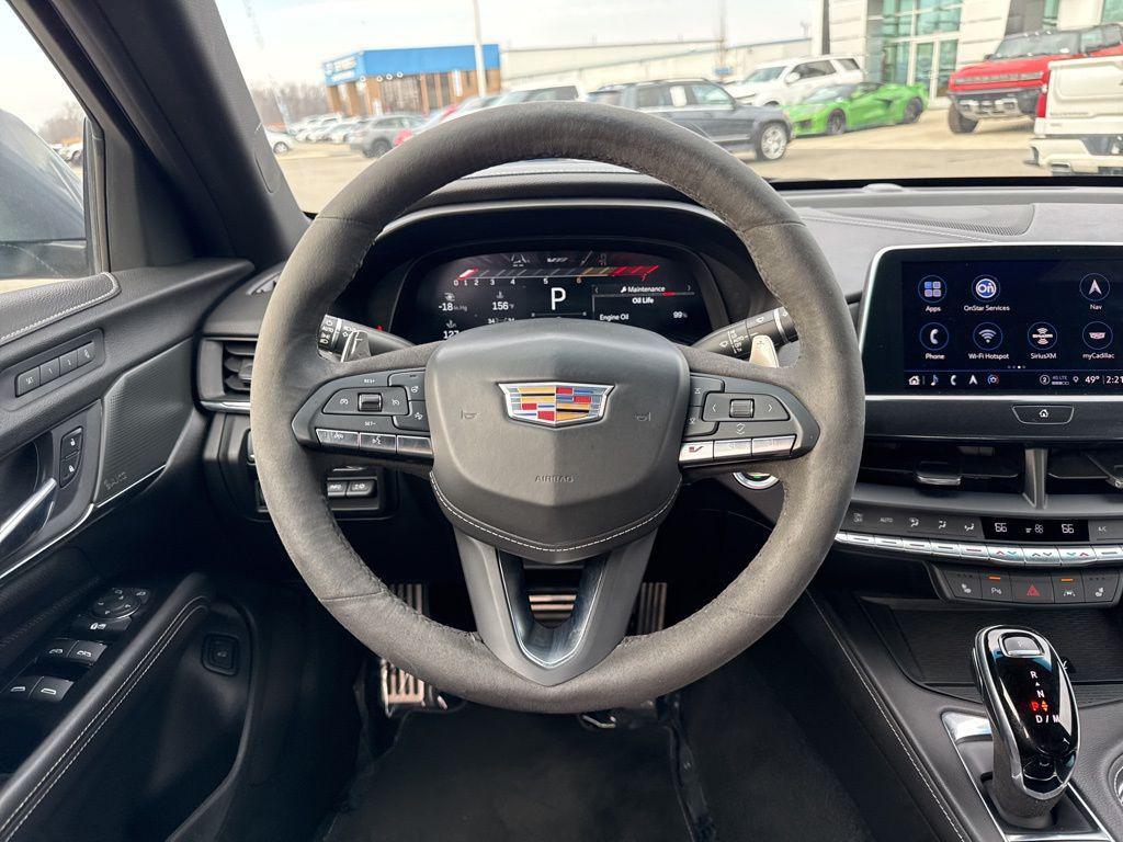 used 2022 Cadillac CT4-V car, priced at $59,200