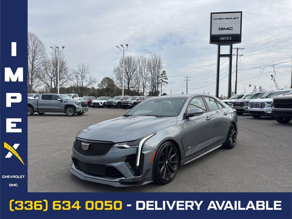 used 2022 Cadillac CT4-V car, priced at $59,200