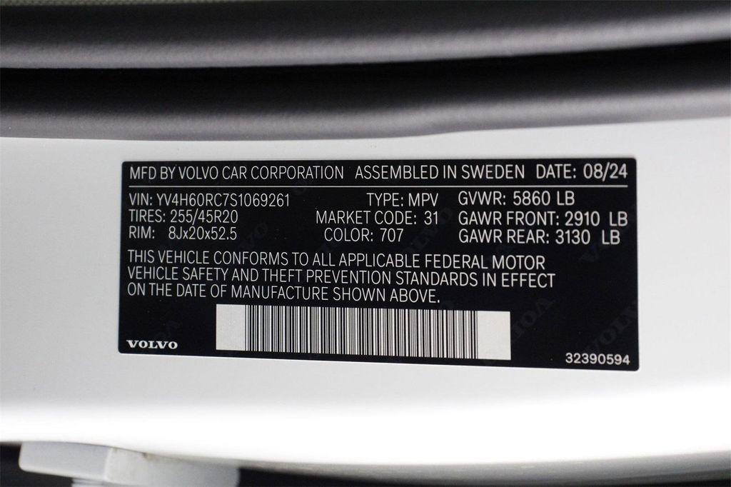 new 2025 Volvo XC60 Plug-In Hybrid car, priced at $55,425