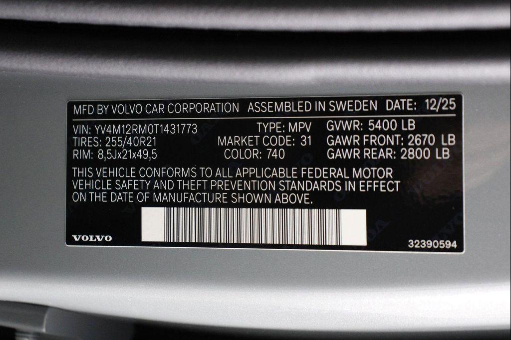 new 2026 Volvo XC60 car, priced at $64,660