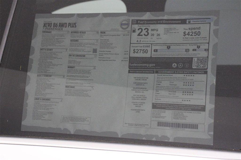 new 2025 Volvo XC90 car, priced at $69,155