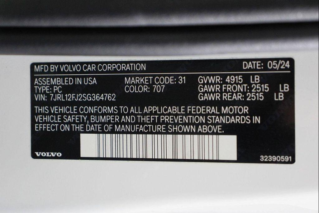 used 2025 Volvo S60 car, priced at $32,995