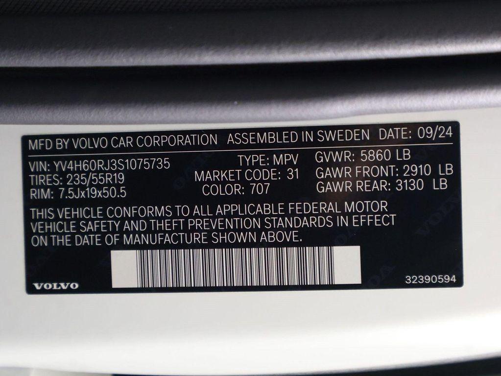 used 2025 Volvo XC60 car, priced at $39,165