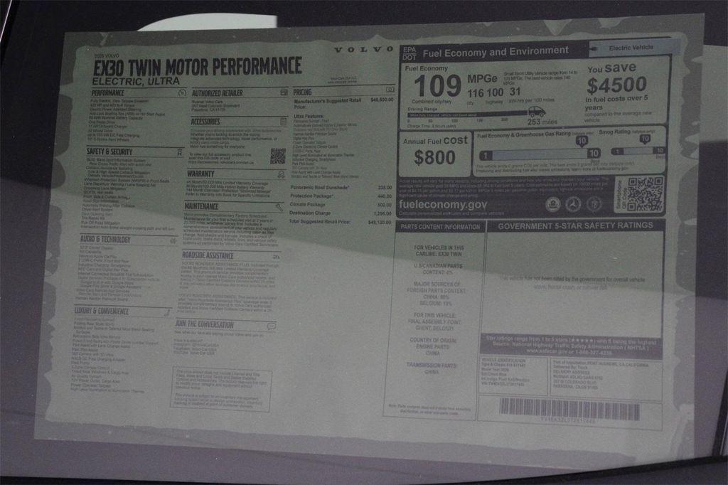 new 2026 Volvo EX30 car, priced at $49,120