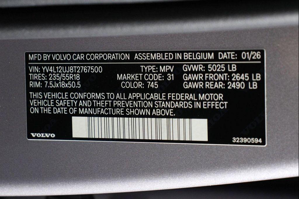new 2026 Volvo XC40 car, priced at $46,095