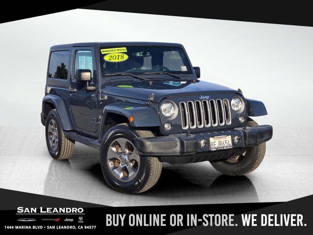 used 2018 Jeep Wrangler JK car, priced at $25,795