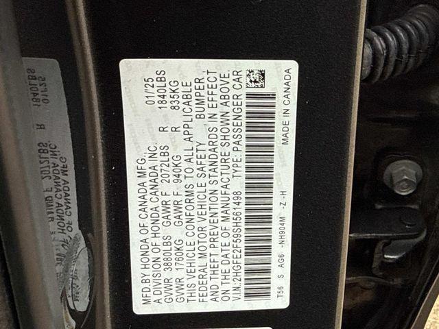 used 2025 Honda Civic car, priced at $26,170