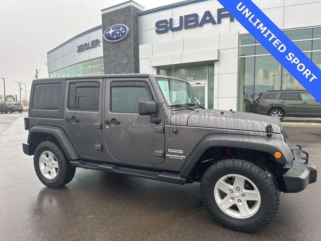 used 2016 Jeep Wrangler Unlimited car, priced at $16,600