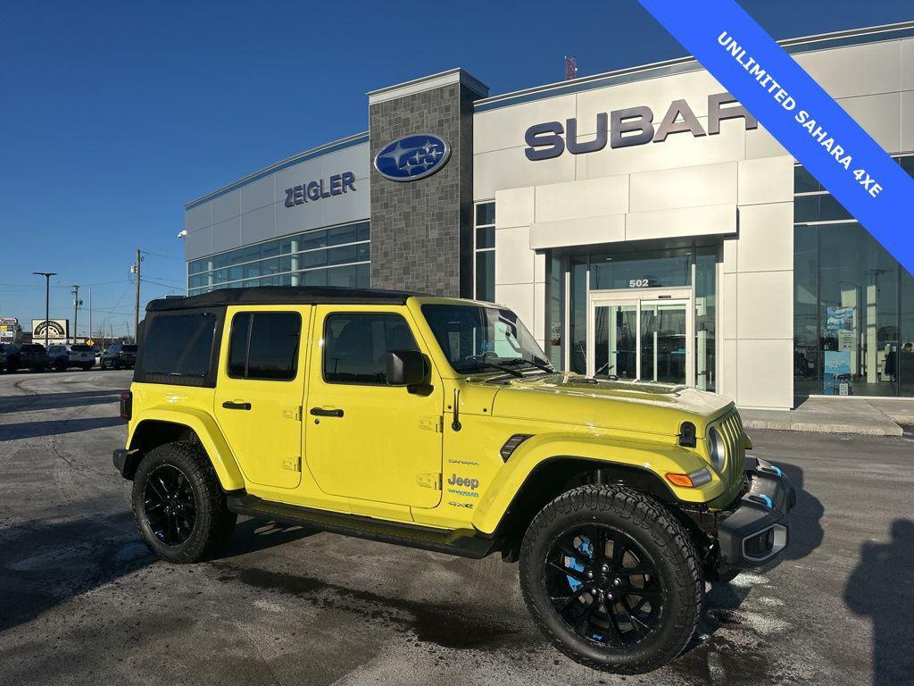 used 2022 Jeep Wrangler Unlimited 4xe car, priced at $23,000