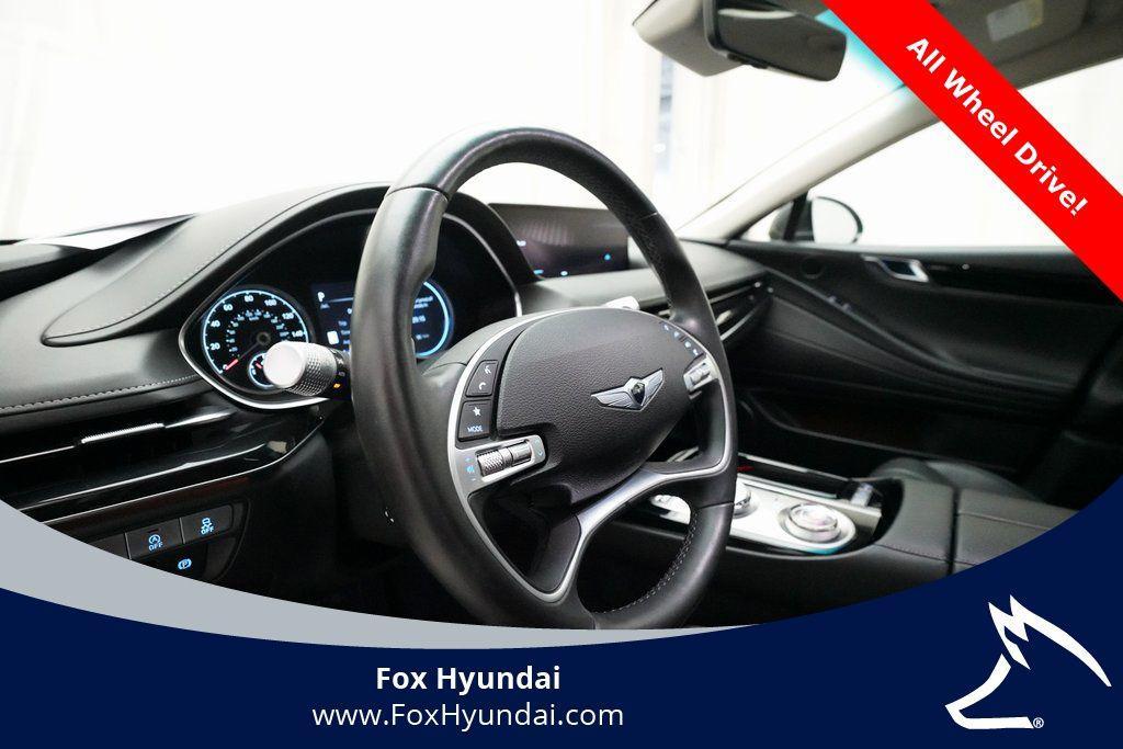 used 2023 Genesis G80 car, priced at $27,500