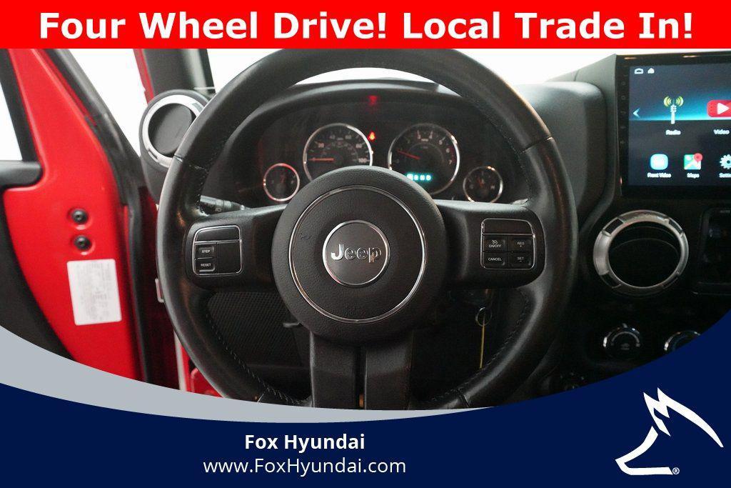 used 2015 Jeep Wrangler Unlimited car, priced at $16,350