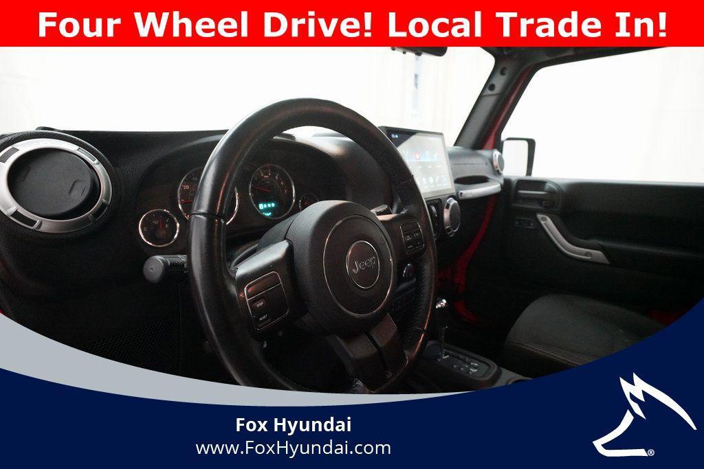 used 2015 Jeep Wrangler Unlimited car, priced at $16,350