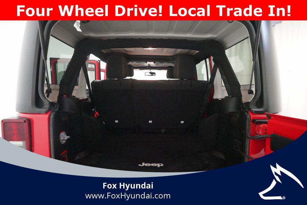 used 2015 Jeep Wrangler Unlimited car, priced at $16,350