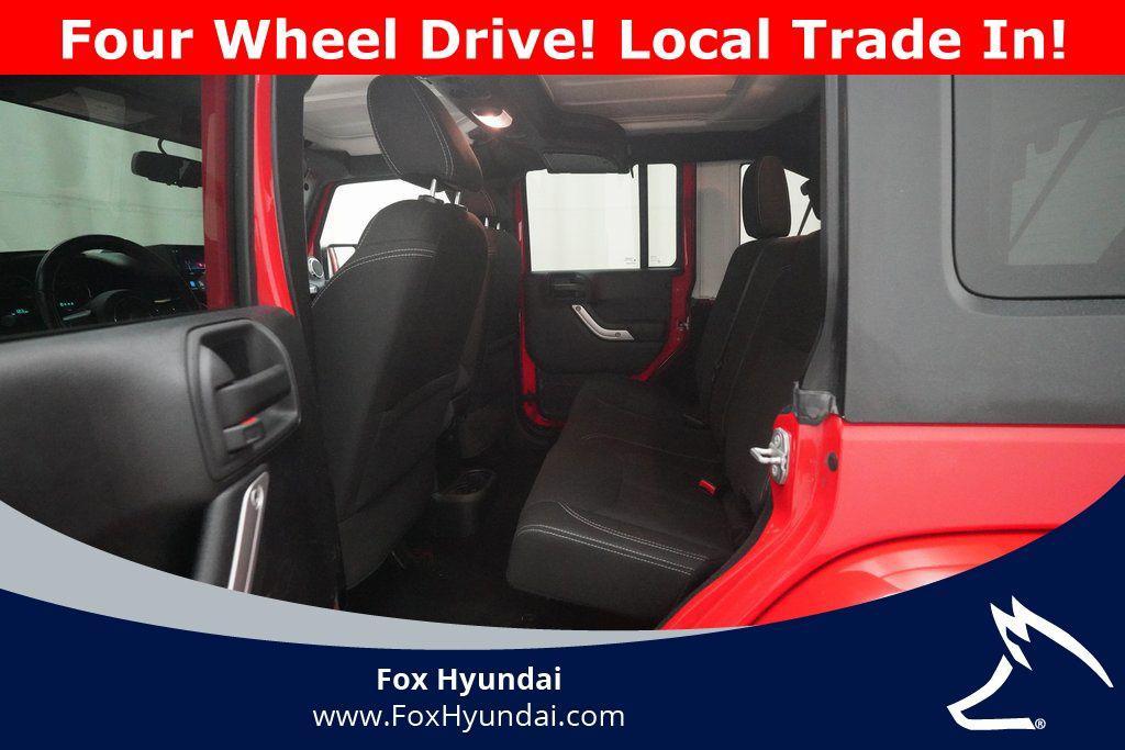 used 2015 Jeep Wrangler Unlimited car, priced at $16,350