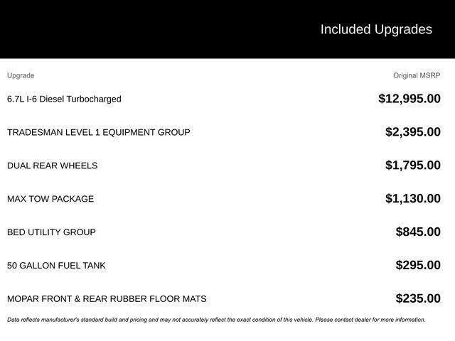 new 2026 Ram 3500 car, priced at $70,520