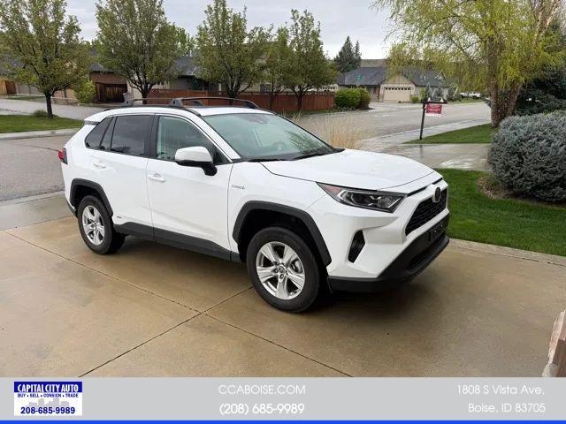 used 2021 Toyota RAV4 Hybrid car, priced at $33,999