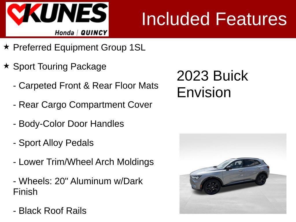 used 2023 Buick Envision car, priced at $30,521