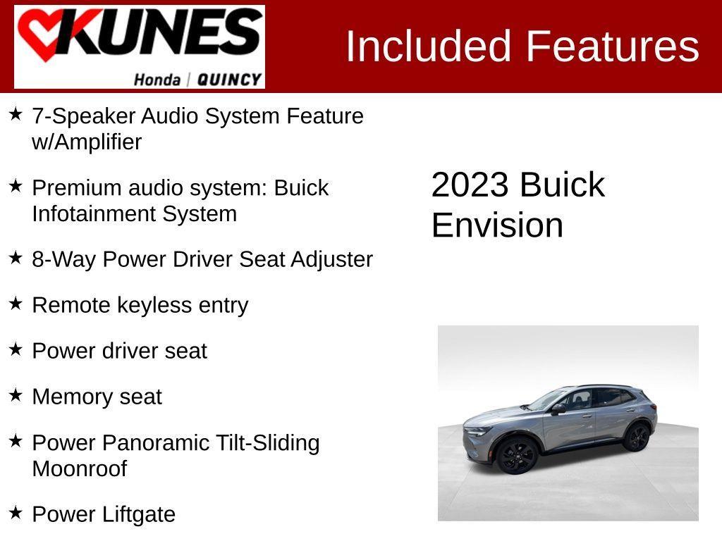 used 2023 Buick Envision car, priced at $30,521
