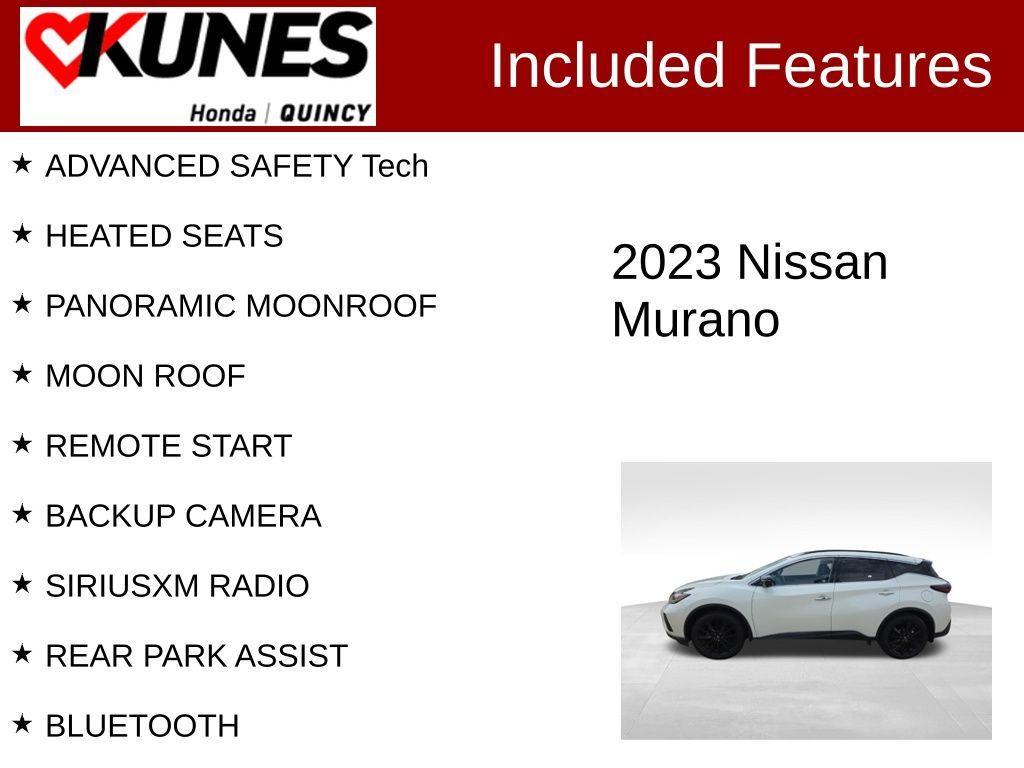 used 2023 Nissan Murano car, priced at $28,412