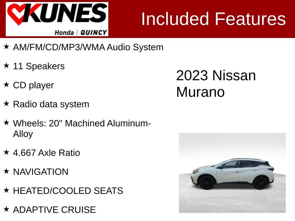 used 2023 Nissan Murano car, priced at $28,412