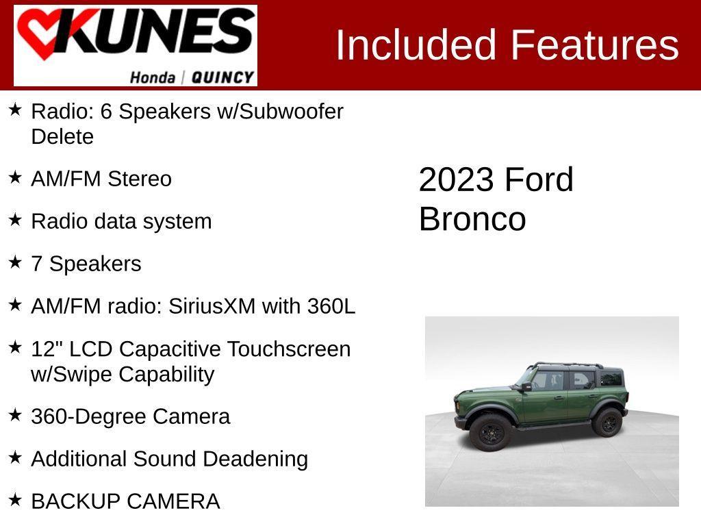 used 2023 Ford Bronco car, priced at $45,403