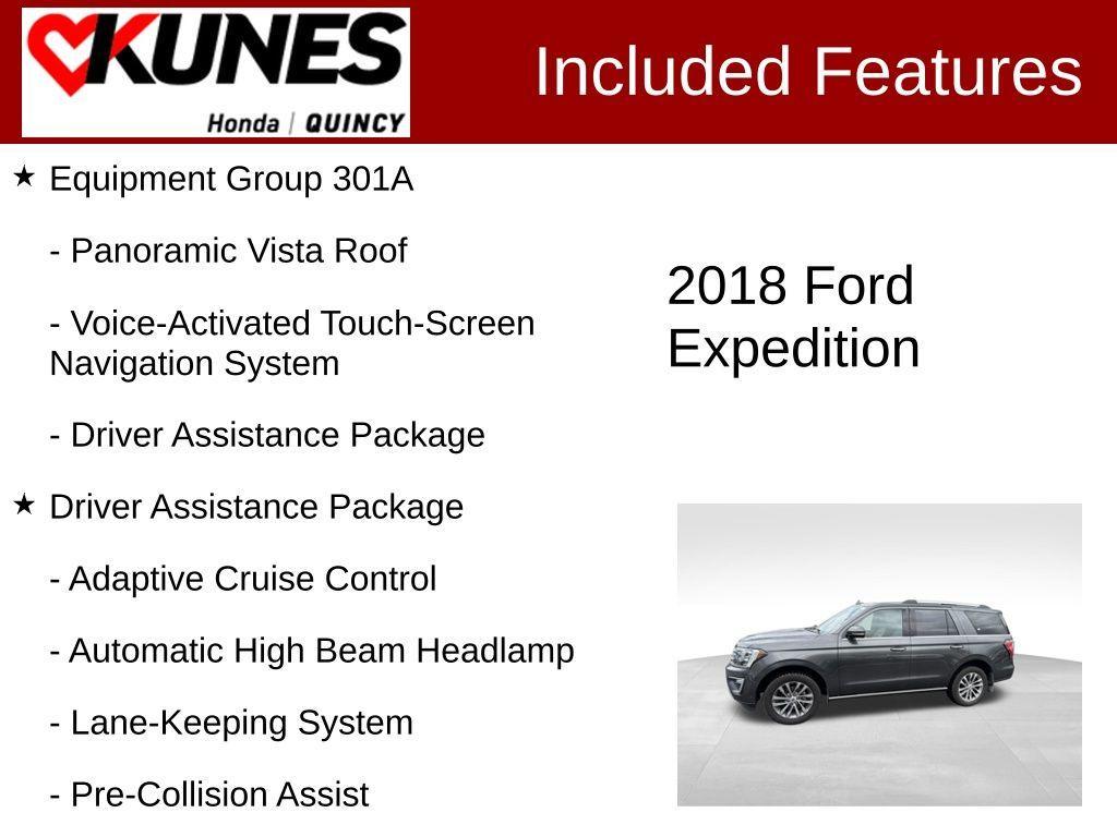 used 2018 Ford Expedition car, priced at $28,685