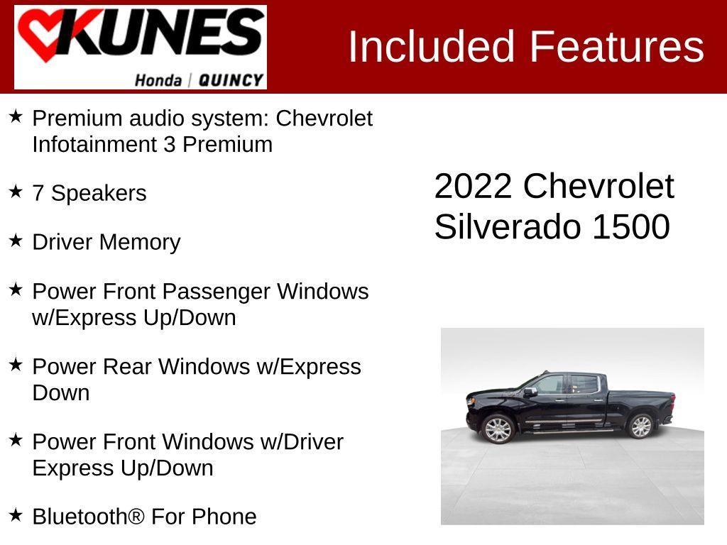 used 2022 Chevrolet Silverado 1500 car, priced at $41,912