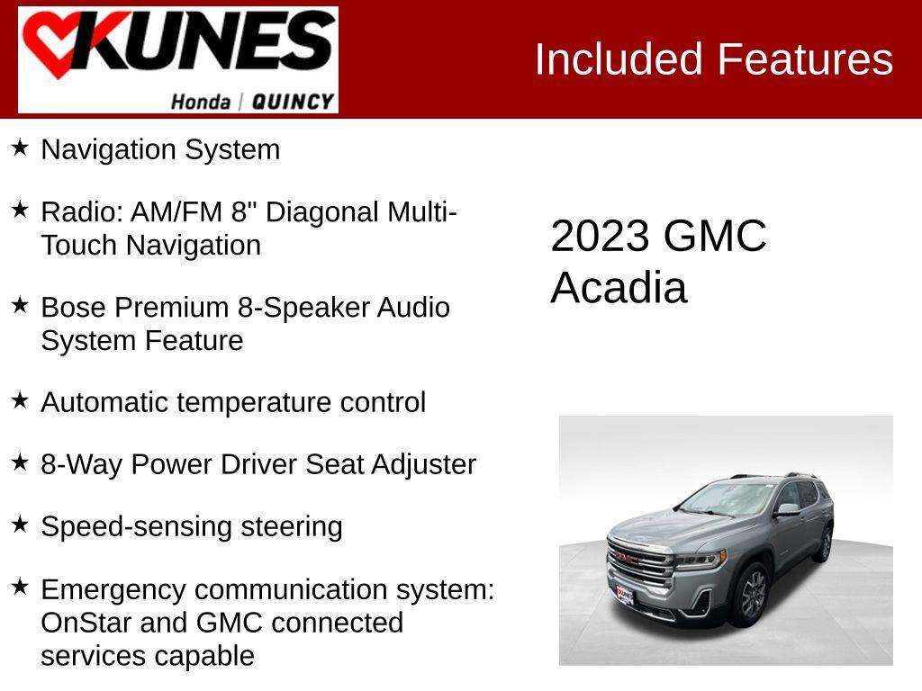 used 2023 GMC Acadia car, priced at $29,312