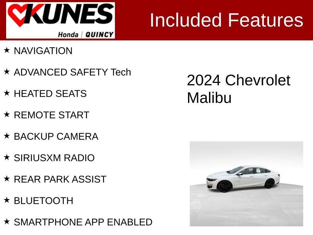 used 2024 Chevrolet Malibu car, priced at $21,397