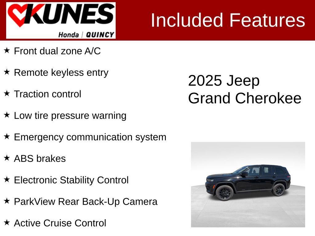used 2025 Jeep Grand Cherokee car, priced at $32,403
