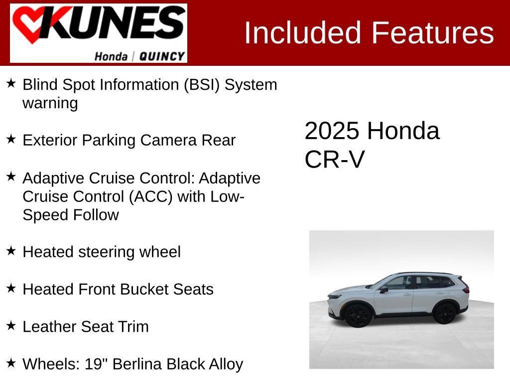 used 2025 Honda CR-V Hybrid car, priced at $37,984