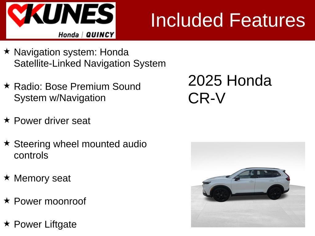 used 2025 Honda CR-V Hybrid car, priced at $37,984