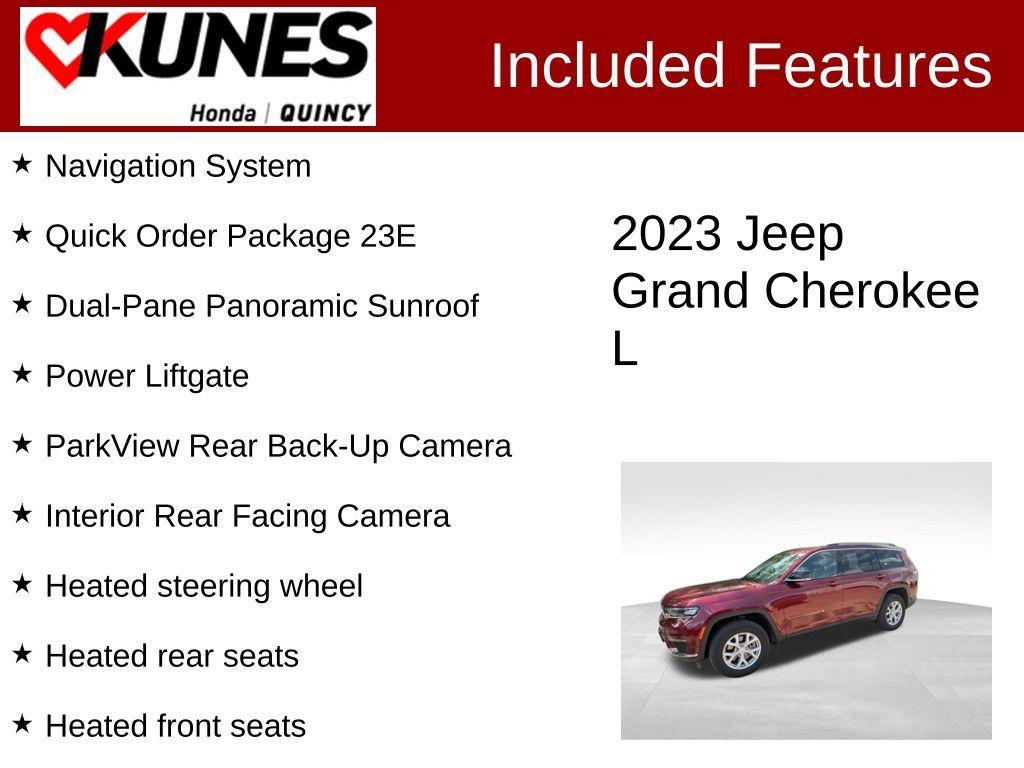 used 2023 Jeep Grand Cherokee L car, priced at $34,911
