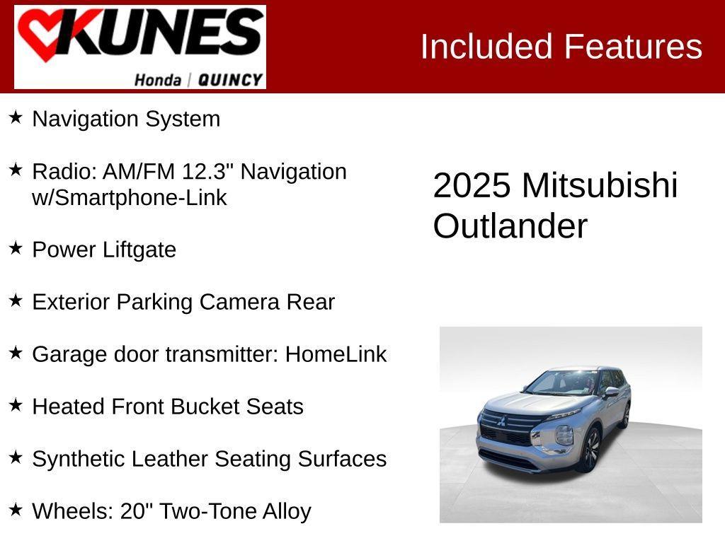 used 2025 Mitsubishi Outlander car, priced at $24,303