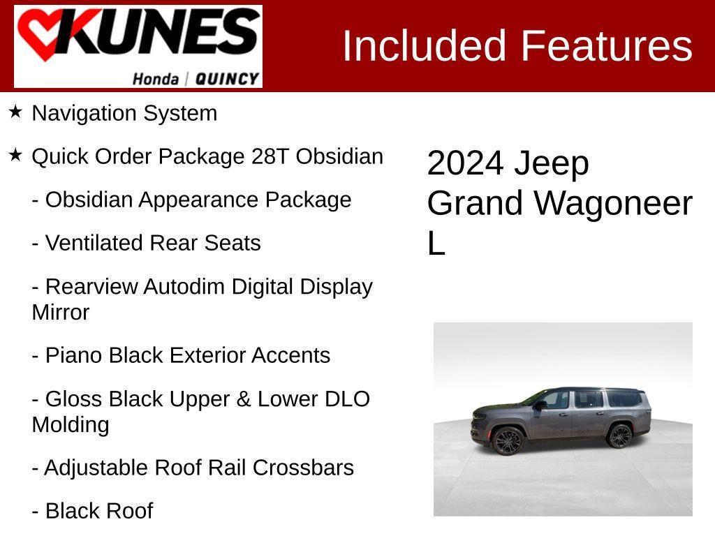 used 2024 Jeep Grand Wagoneer L car, priced at $49,299