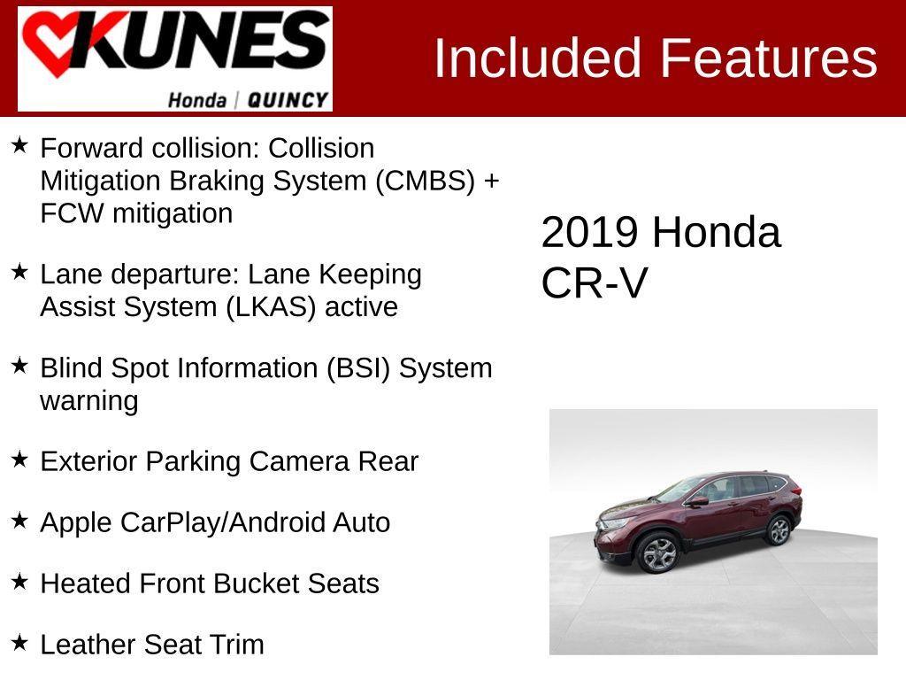 used 2019 Honda CR-V car, priced at $23,903