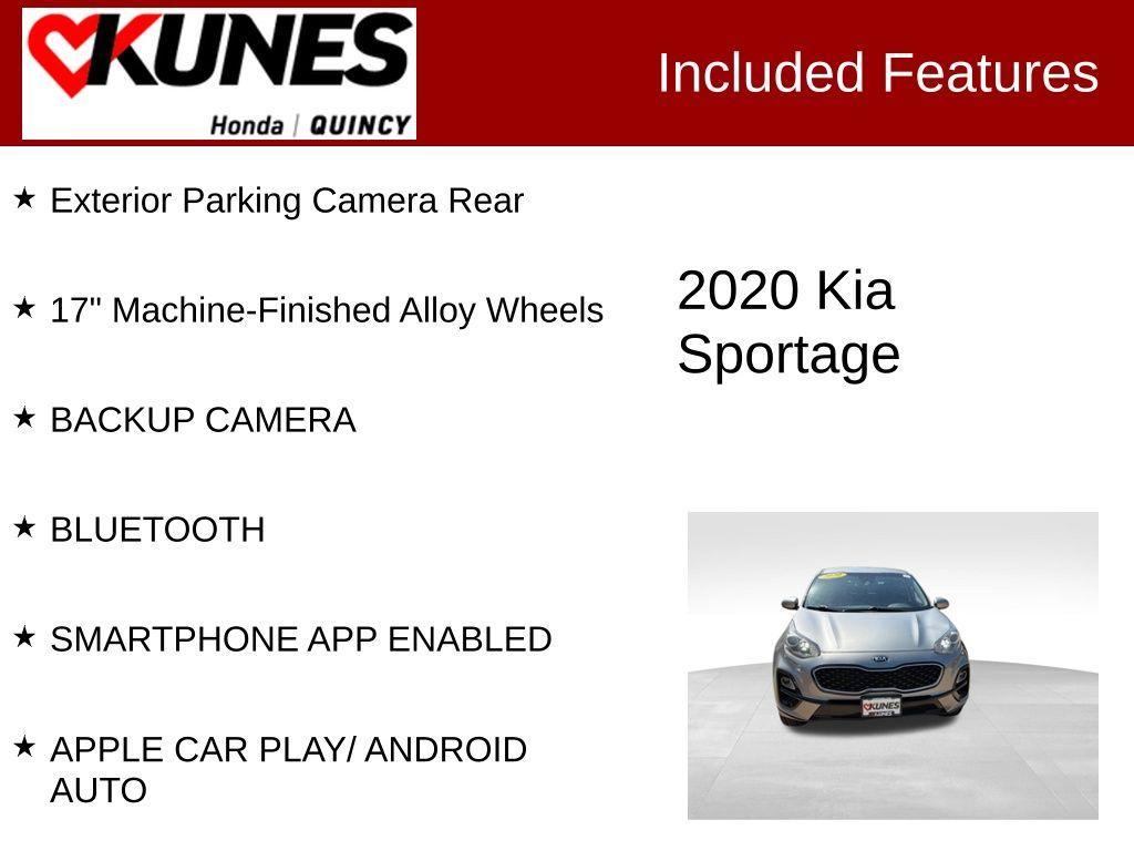 used 2020 Kia Sportage car, priced at $14,412