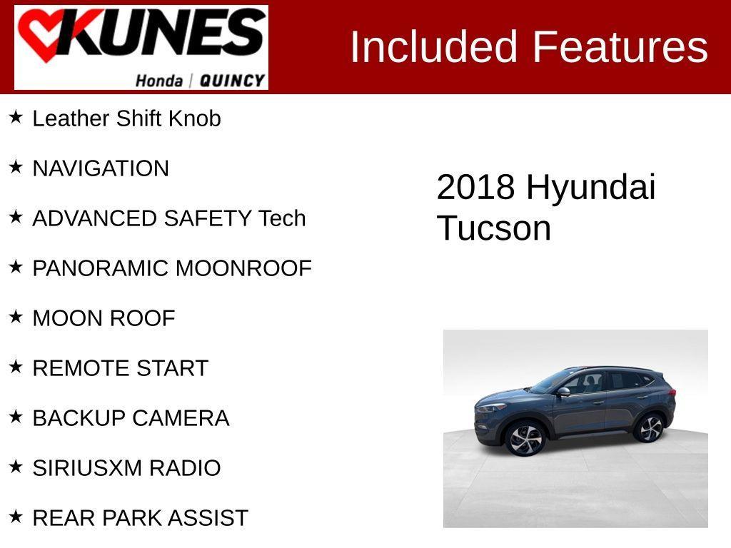 used 2018 Hyundai Tucson car, priced at $18,622