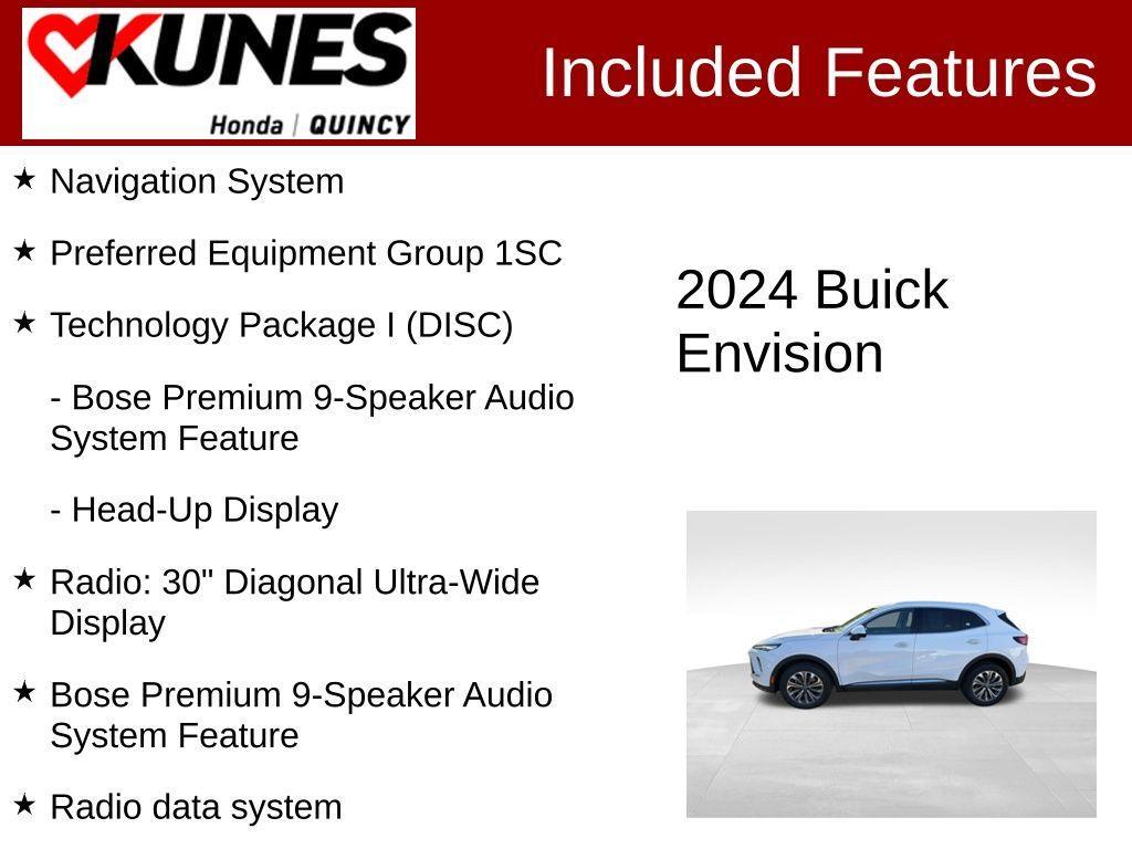 used 2024 Buick Envision car, priced at $27,972