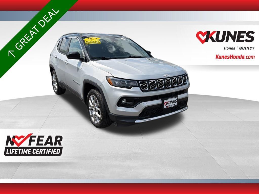 used 2025 Jeep Compass car, priced at $23,412