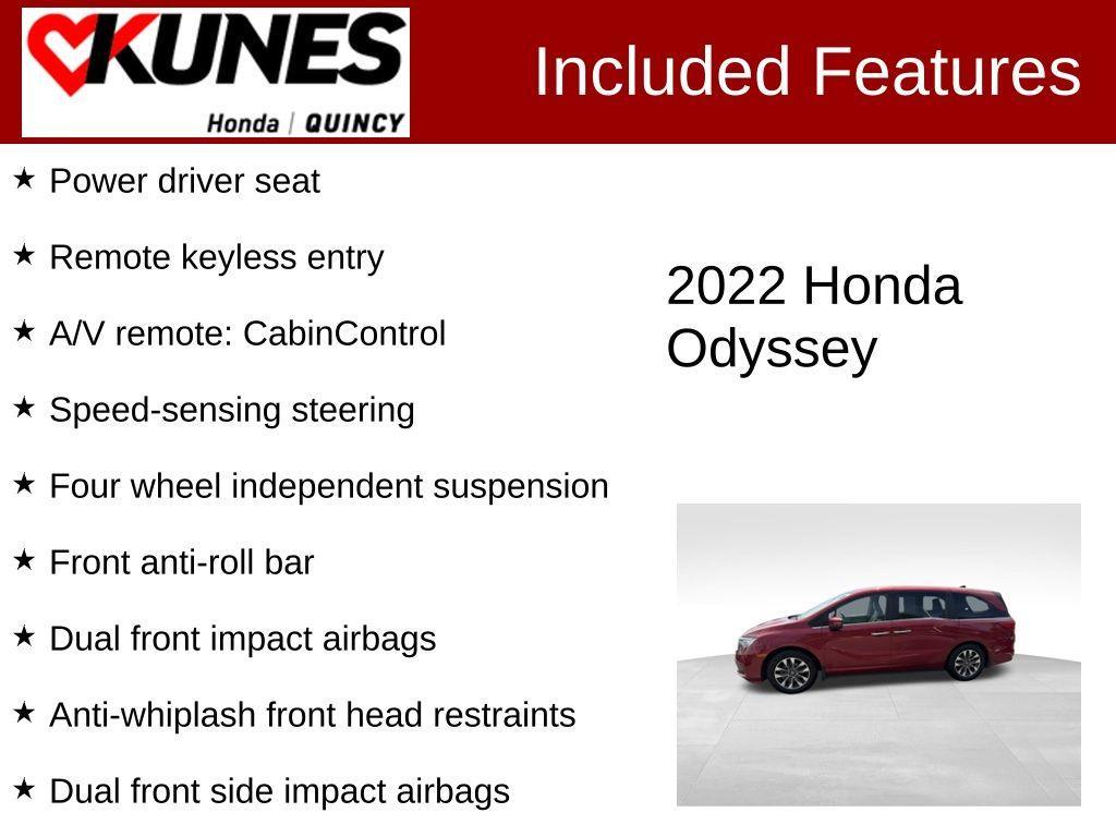 used 2022 Honda Odyssey car, priced at $28,130
