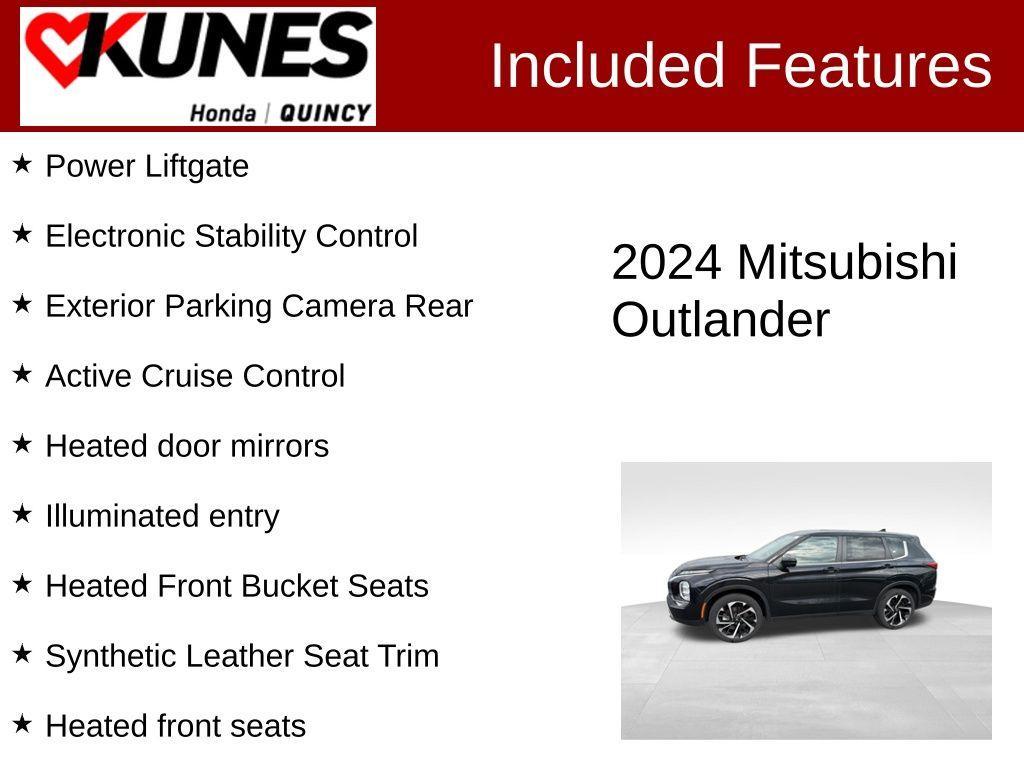 used 2024 Mitsubishi Outlander car, priced at $24,412