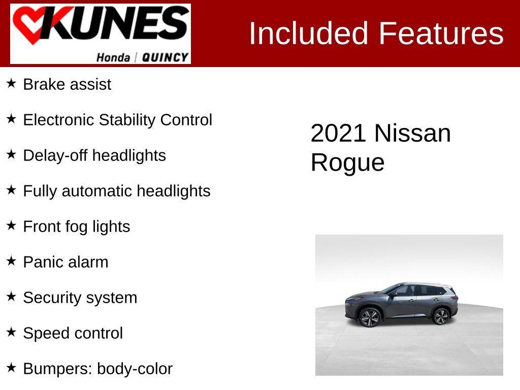 used 2021 Nissan Rogue car, priced at $22,195