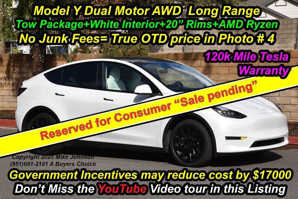 used 2022 Tesla Model Y car, priced at $28,950