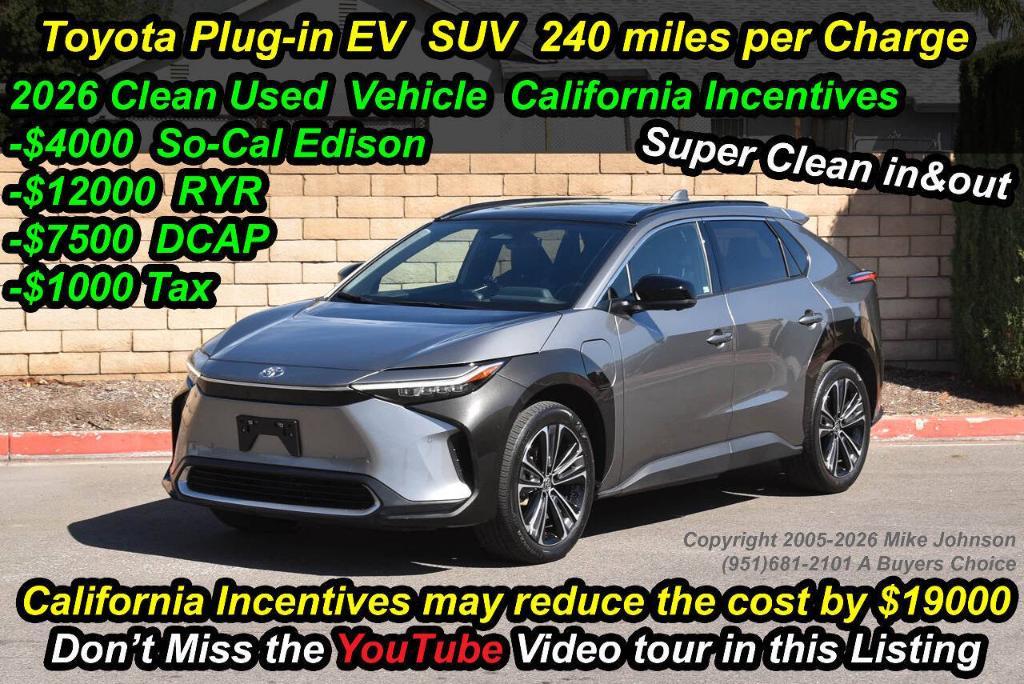 used 2023 Toyota bZ4X car, priced at $22,750