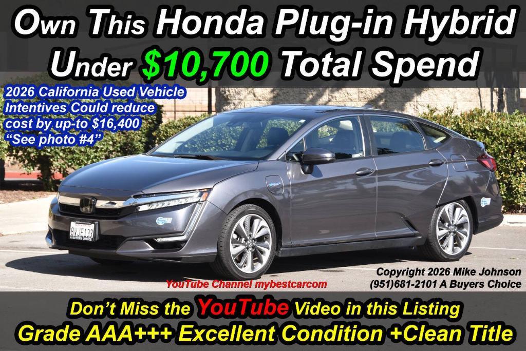 used 2021 Honda Clarity Plug-In Hybrid car, priced at $23,999