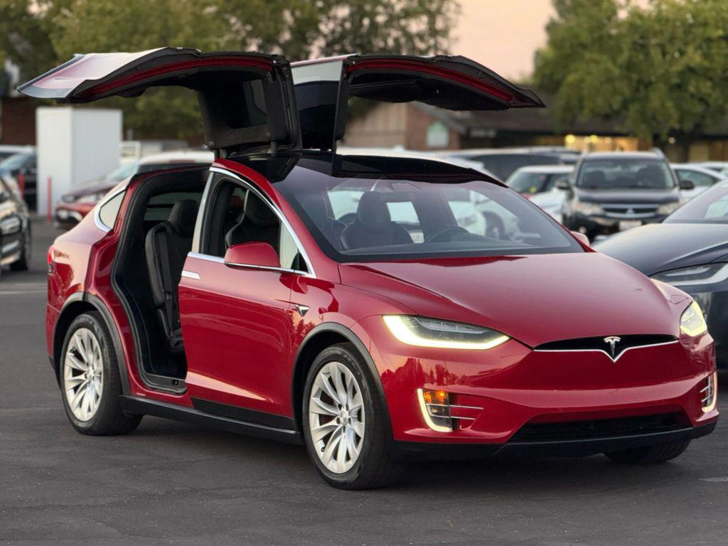 used 2017 Tesla Model X car, priced at $18,499