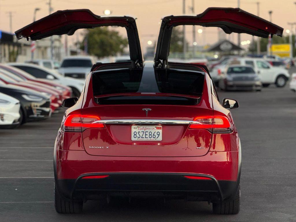 used 2017 Tesla Model X car, priced at $18,499